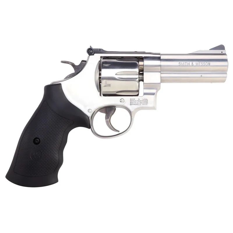 Smith & Wesson 610 10mm 4" Barrel Black Synthetic Grip Stainless Steel Finish 6rd