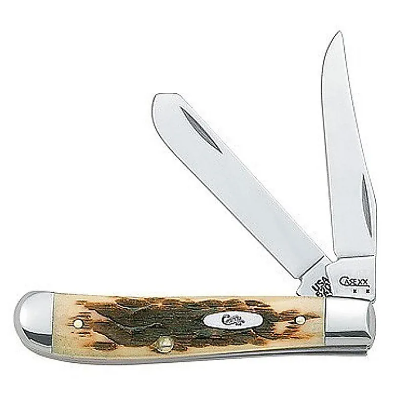 Case 00013 Mini Trapper Folding Knife Clip 2.75" Stainless Steel Blade