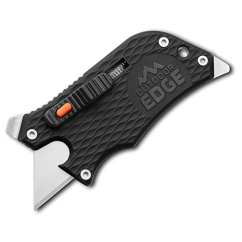 Outdoor Edge SWK-30C Slidewinder Multi Tool Black Utility Knife, Box Cutter