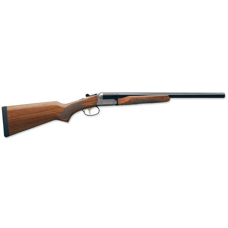 Stoeger Coach Gun Supreme SxS AA-Grade Gloss Walnut Blue/Stainless Receiver 20 Gauge 20