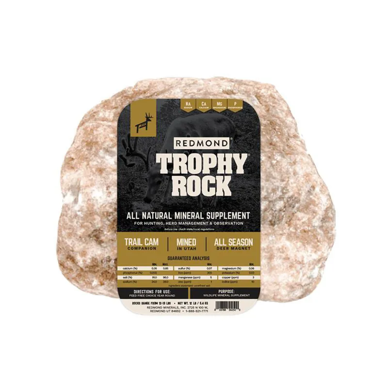 Trophy Rock All Natural Mineral Lick Rock For Deer 12 Pounds, T50250