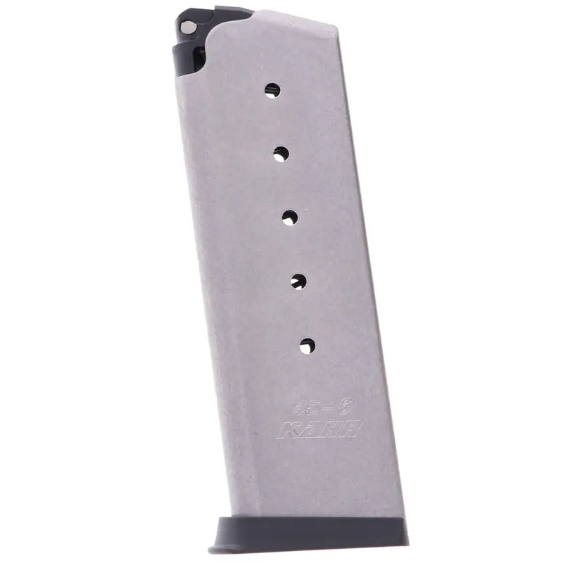 Kahr Arms Kahr 45 Models, Except TP45 45 ACP 6 Round Stainless Steel Finish Magazine