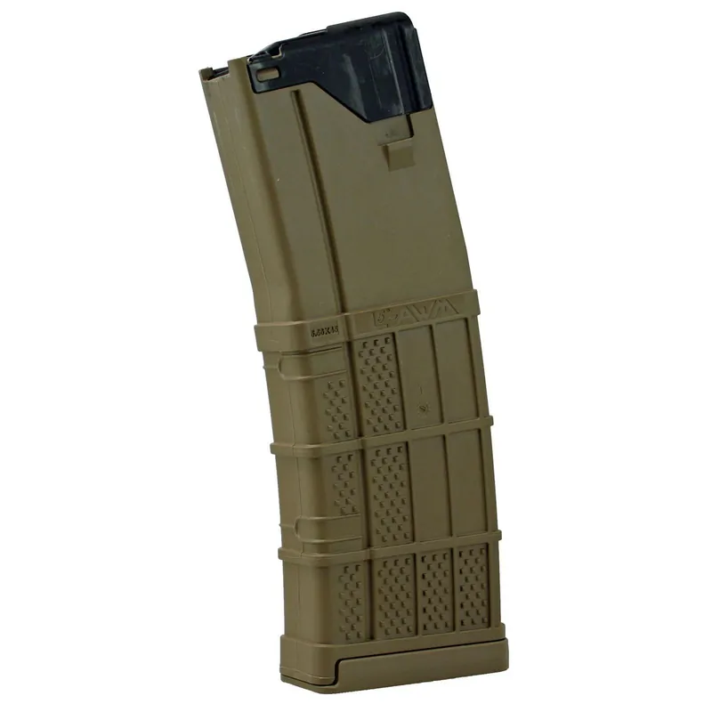 Lancer L5AWM AR-15 223 Rem/5.56x45mm 30 Round Polymer Flat Dark Earth Finish Magazine