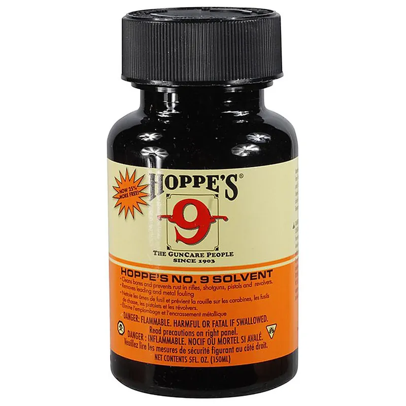 Hoppes 9 Bore Cleaning Solvent Liquid 5 oz, 904