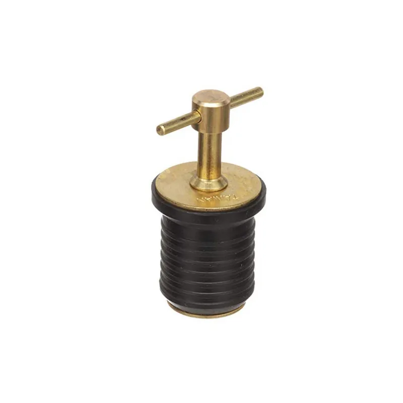 Attwood Brass T-Handle 1" Drain Plug