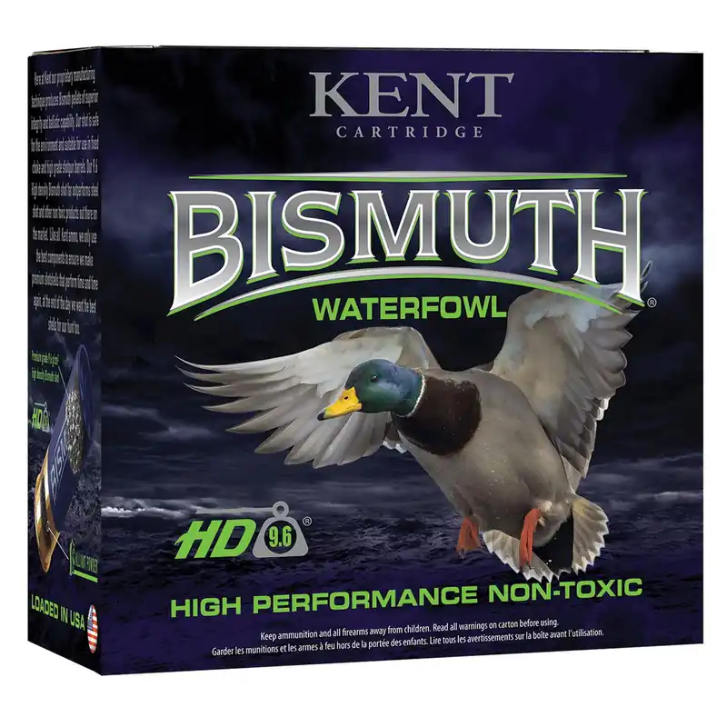 Kent Cartridge B1235W423 Bismuth Waterfowl 12 Gauge 3.5" 1 1/2 oz 3 Shot 25 Rounds