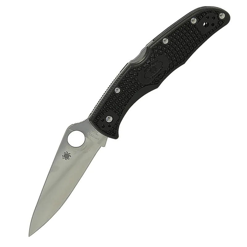 Spyderco C10FPBK Endura 4 Lightweight Folding Knife Black FRN Handle