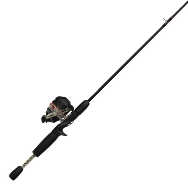Zebco 33CAMO602MA.NS4 33 Camo 6‘ 2pc Med Spincast Combo 10lb