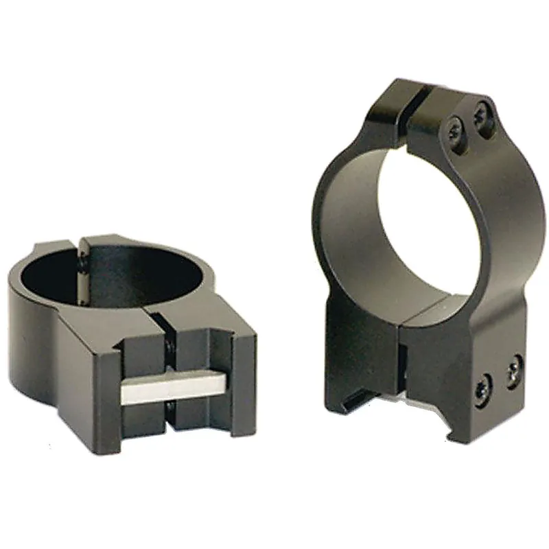 Warne Maxima Fixed Attach Weaver/Picatinny Style Scope Ring 30mm, 215M