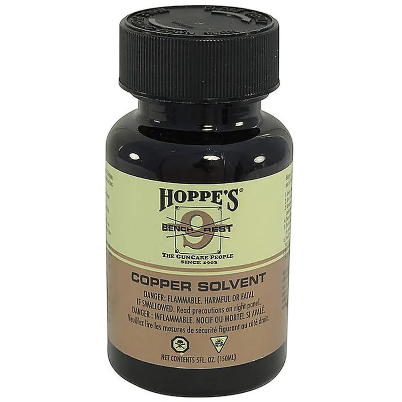 Hoppes 9 Bench Rest Copper Bore Cleaning Solvent Liquid 5 oz., BR904