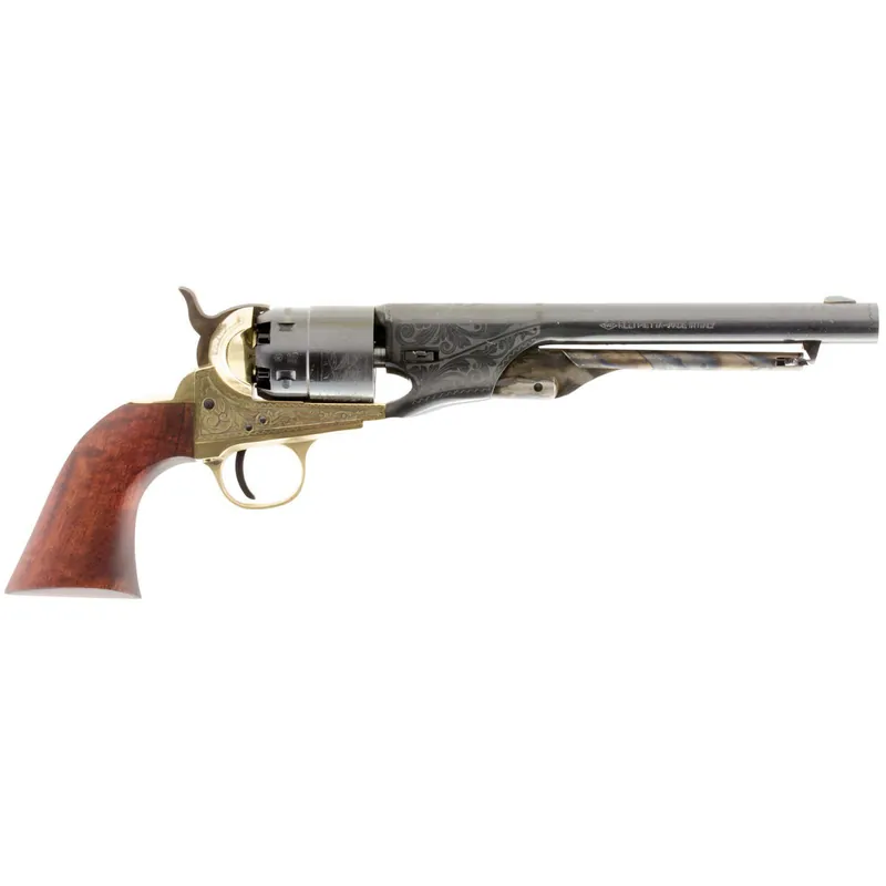 Traditions 1860 Army Engraved Revolver (Inline) 44 Black Powder 8" Top
