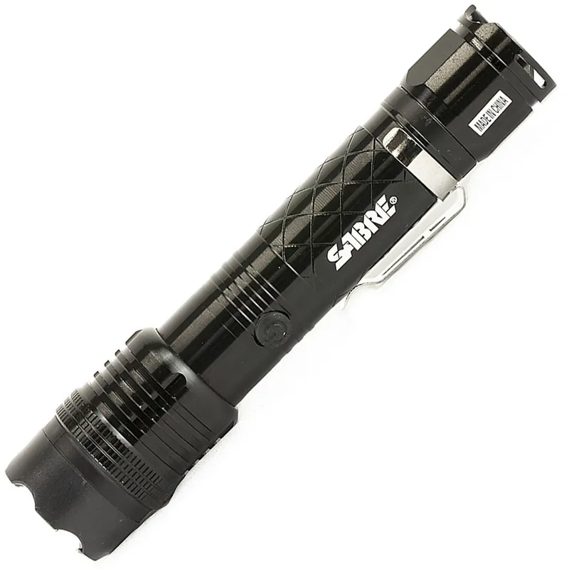 Sabre 1 Million Volt Stun Gun/Flashlight Pocket/Belt Clip 4.05 lbs S1000SF