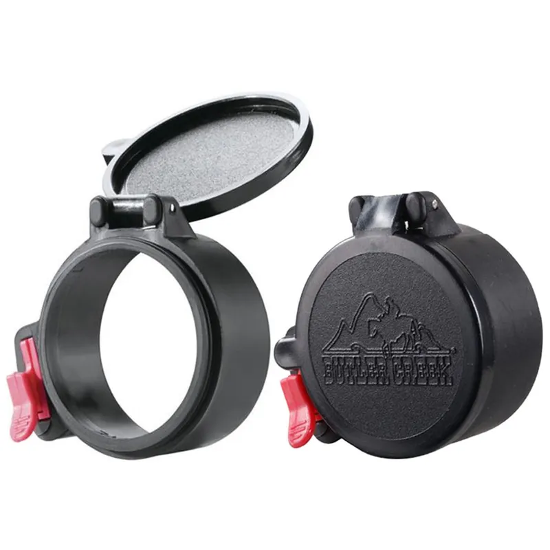 Butler Creek Flip-Open Scope Cover Eyepiece Size 17 Polymer Black, 20170