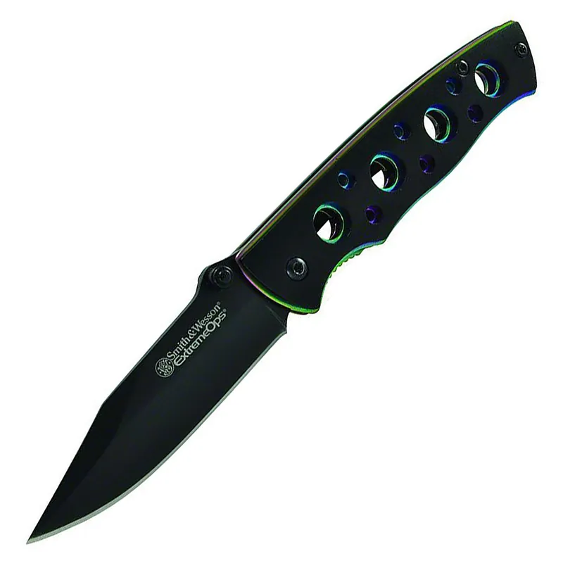 Smith & Wesson Extreme Ops 2.7" Iridescent Handle Black CK113