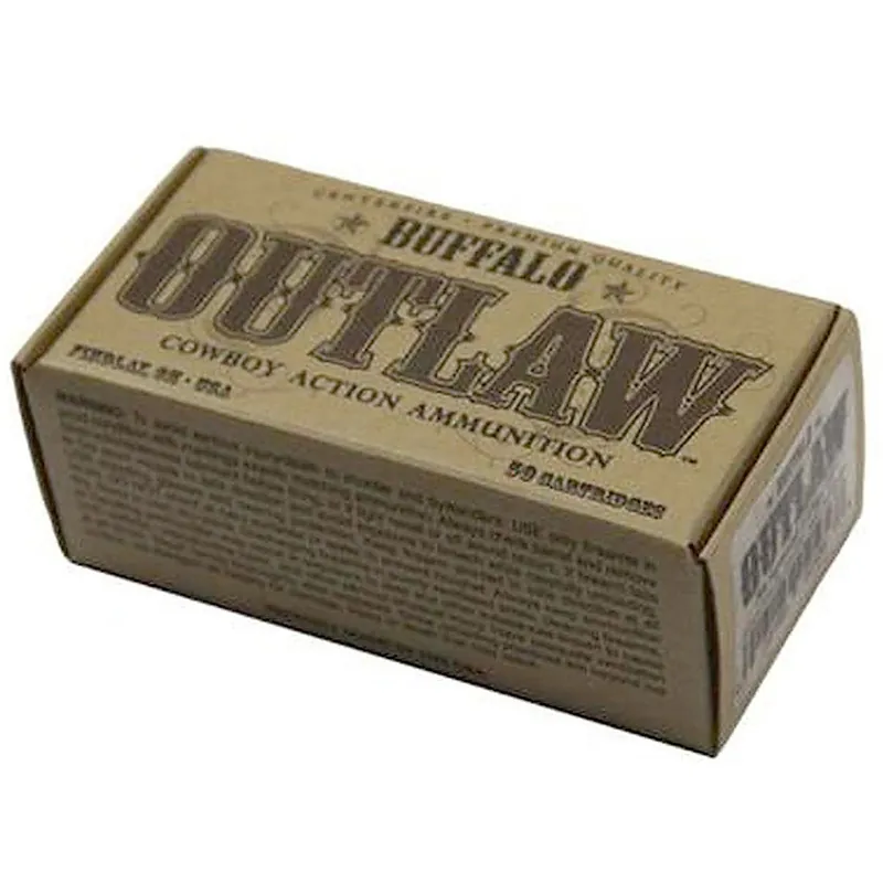 Buffalo Cartridge BCC00027 Outlaw 38 Special 125GR LRN 50 Rounds