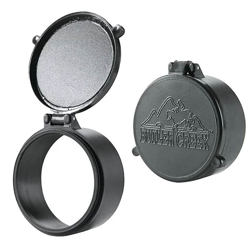 Butler Creek Flip-Open Scope Cover Objective Size 02A Polymer Black 30025