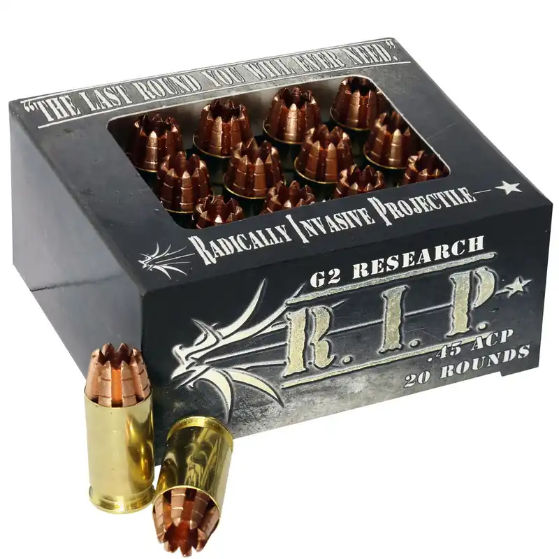 G2 Research G00002 RIP 45ACP 162 GR HP 20 Rounds