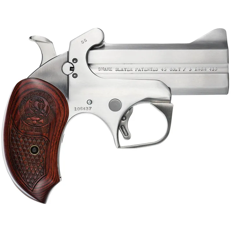 Bond Arms Snake Slayer .45 Colt/410 3.5" Barrel SS Finish Extended Rosewood Grips 2 Shot