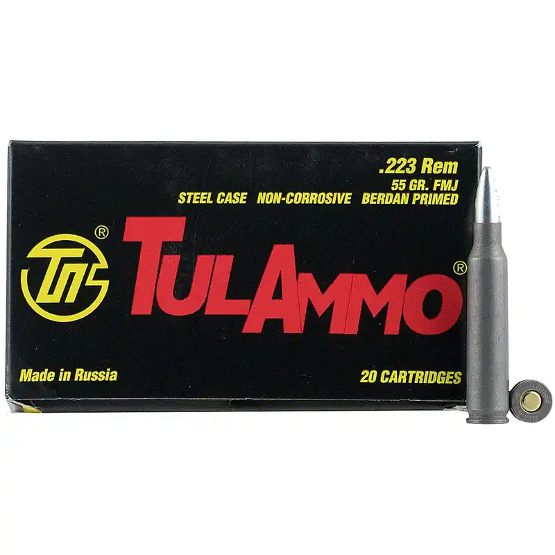 Tulammo TA223550 Rifle 223 Rem 55 GR FMJ 20 Rounds