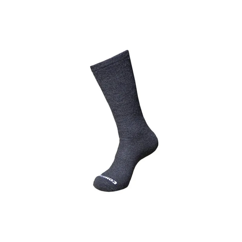 Altera Men‘s Conquer Light Weight Over The Calf Socks, Black, Medium (5-9)