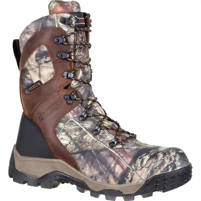 Rocky Men‘s RKS0309 Mid Calf Boot Mossy Oak Break Up Country Camoflauge