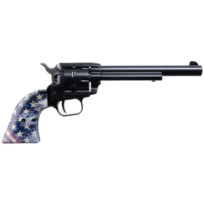 Heritage Manufacturing Inc Rough Rider US Flag 22 Long Rifle 6.5" Barrel 6 Round Capacity Blue Finish