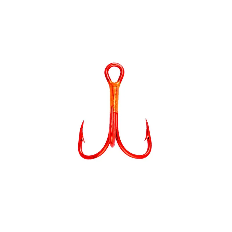 Eagle Claw 2x Regular Shank Treble Hook