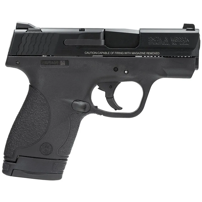 Smith & Wesson M&P Shield 9mm 3" Barrel Black Melonite Finish 7rd and 8rd Mags