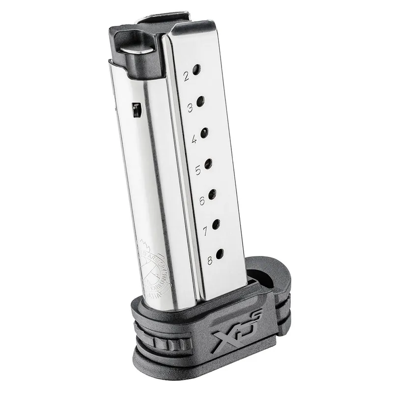 Springfield XDS0908 XD-S 9mm 8 Round Stainless Steel Finish Magazine