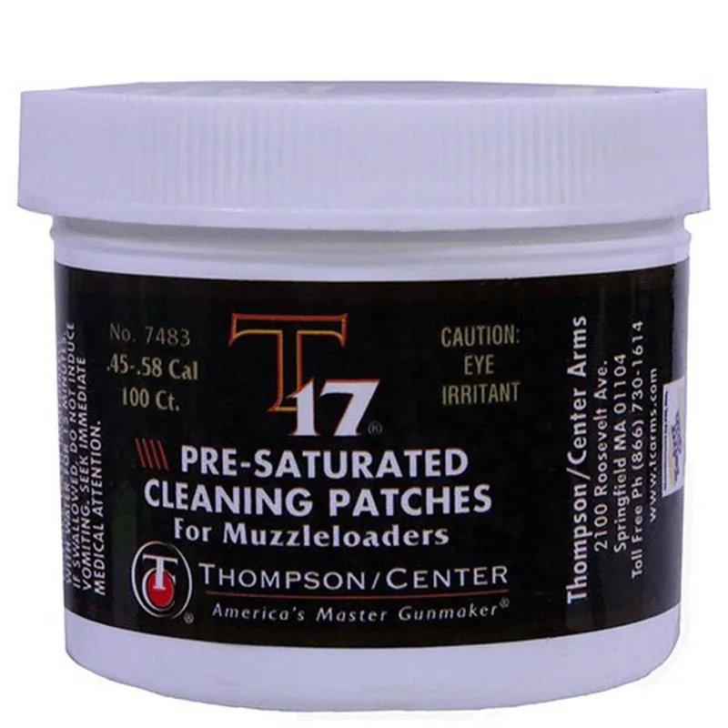 Thompson Center 31007483 T17 2 1/2" Pre-Sat Cleaning Patches, per 100