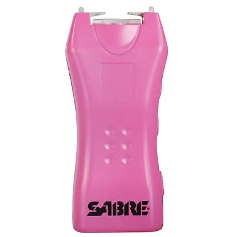 Sabre 600,000 Volt Mini-Stun Gun with LED Pink