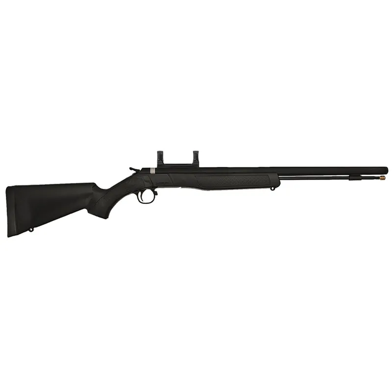 CVA Wolf Break Open 50 Black Powder 24" Mount Black Synthetic Stock Blued