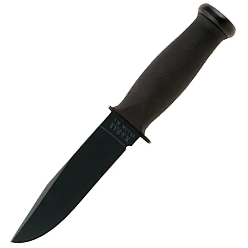 Ka-Bar Knives Mark I Fixed Blade Knife Drop Point 5.13" Plain 2221