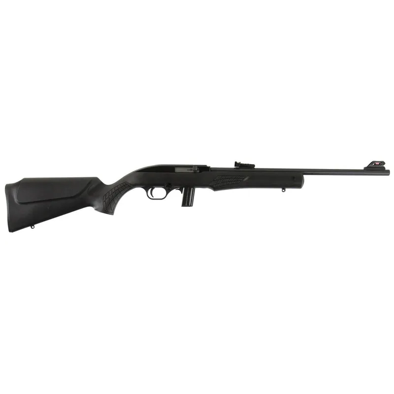 Rossi 22LR 18" Barrel Black Finish Synthetic Stock 10Rd Adjustable Fiber Optic Sights