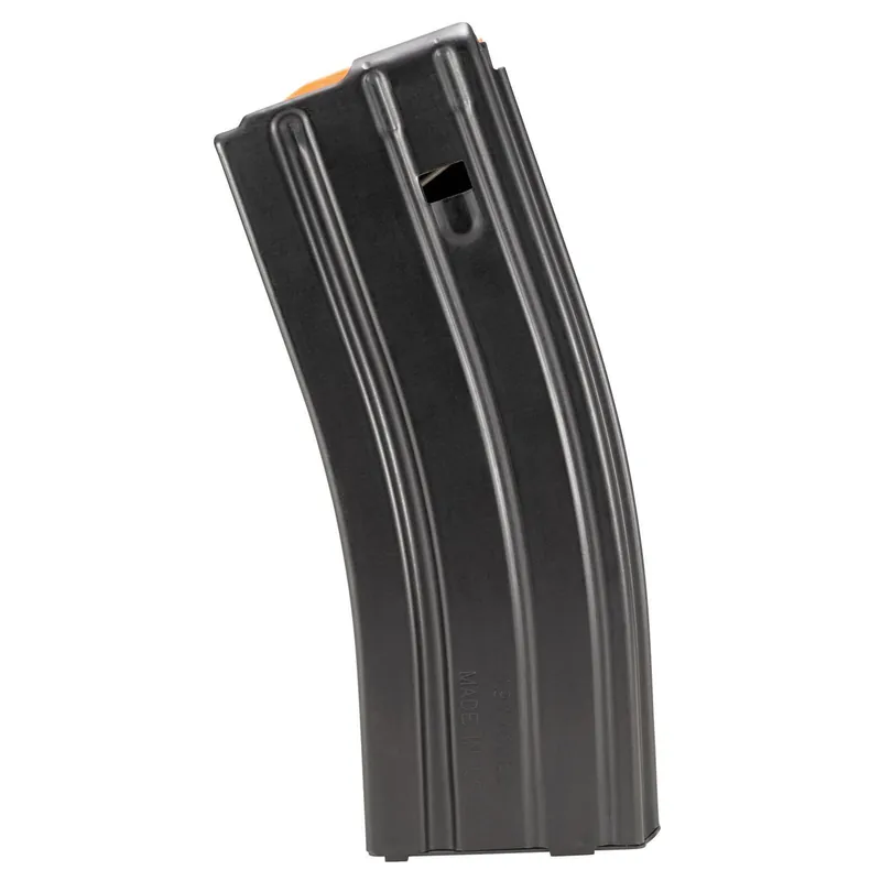 C Products Defense Inc 3023001178CP DURAMAG Speed 223 Remington/5.56 NATO 30 Round Aluminum Black Finish with Orange Follower Magazine