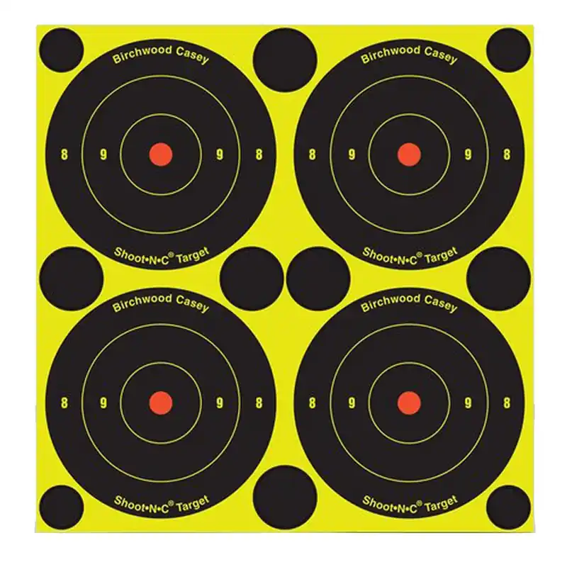 Birchwood Casey Shoot-N-C Paper 8" Bullseye Black 30 Pack 34825