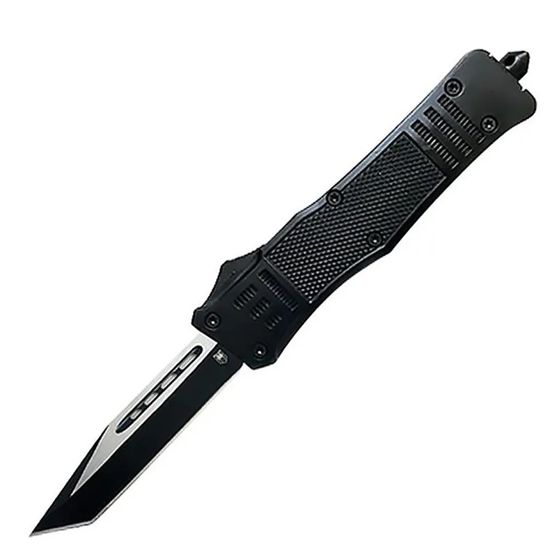 CobraTec LBCTK-1LTNS CTK-1 Lrg Tanto 3.75" D2 Steel Plain Blade