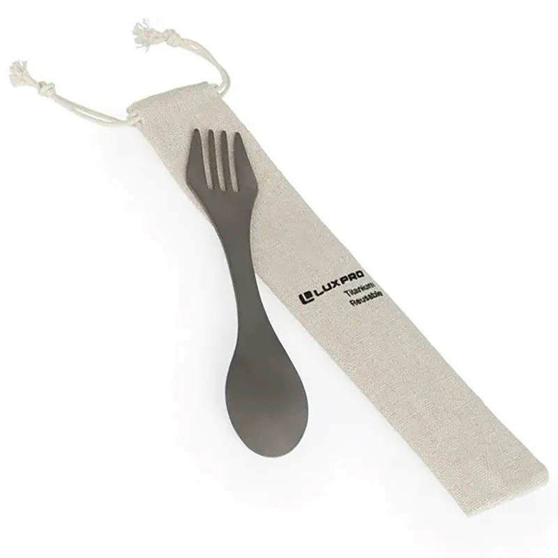 LUXPRO Reusable Titanium Spork