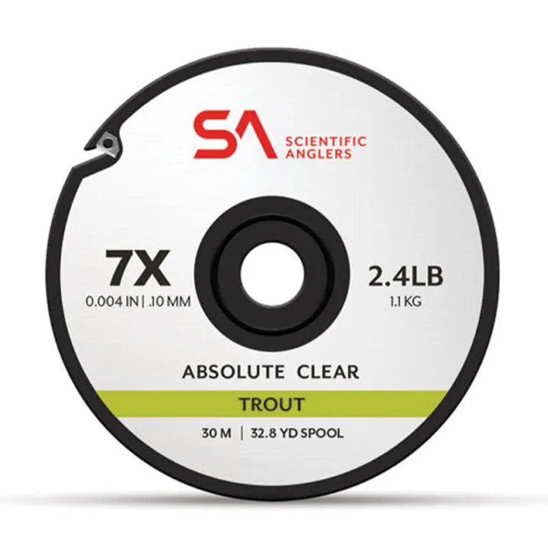Scientific Anglers Absolute Trout 30M Freshwater Tippet Clear 6X 3.5Lb
