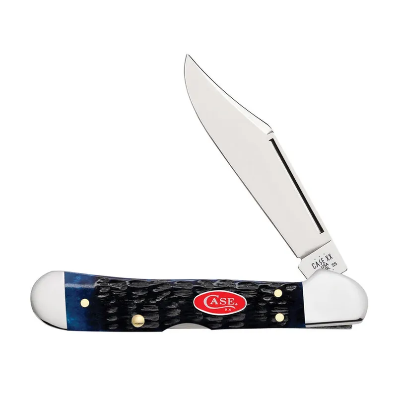 Case Rogers Jig Navy Blue Bone Mini CopperLock