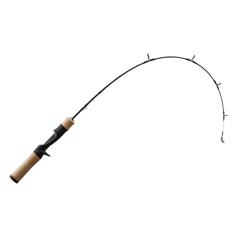 13 Fishing - Omen Ice Rod - Casting Handle Black 32" MH CAST