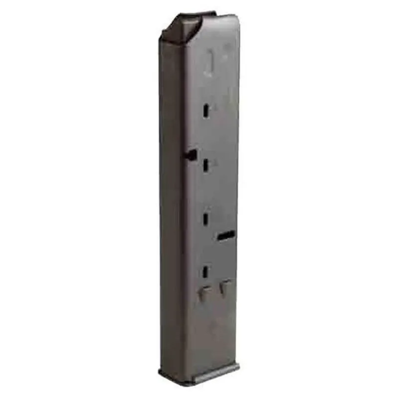 IWI/Israel Weapon Industries UZI Magazine 9mm Luger 32 Rounds Steel Black UPM932