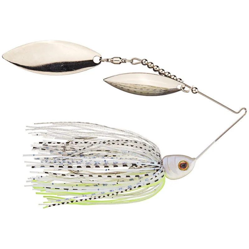 Greenfish High Class Blade Spinnerbait Double Willow White