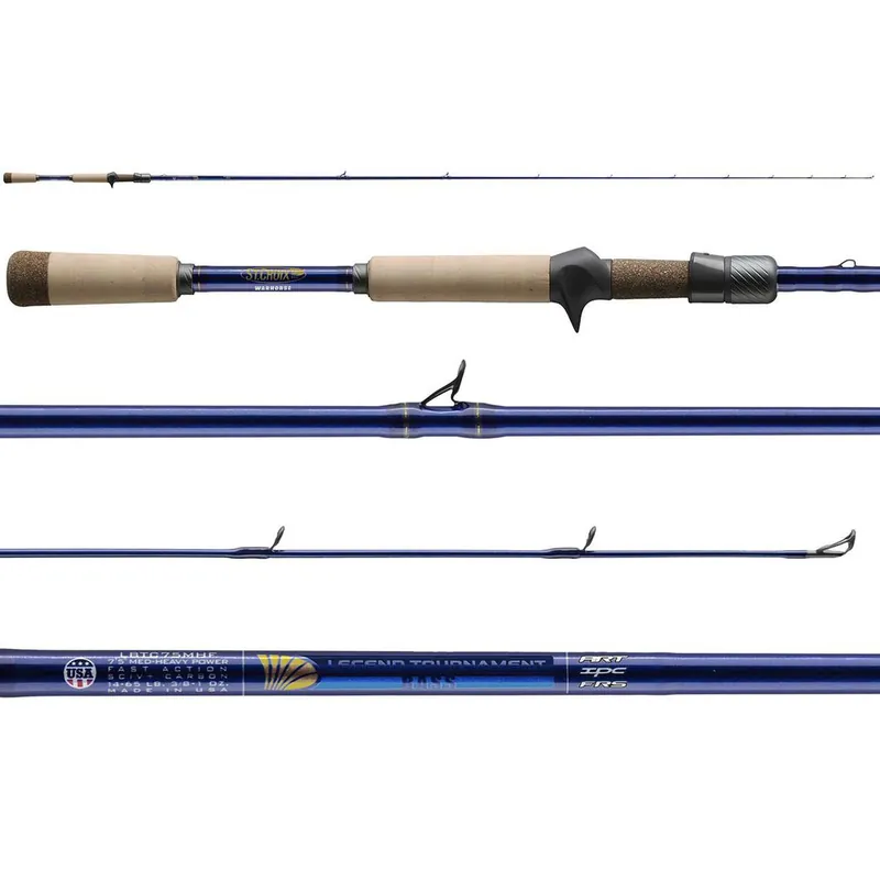 St. Croix LBTC71MHF Legend Tournament Bass Casting Rod Black