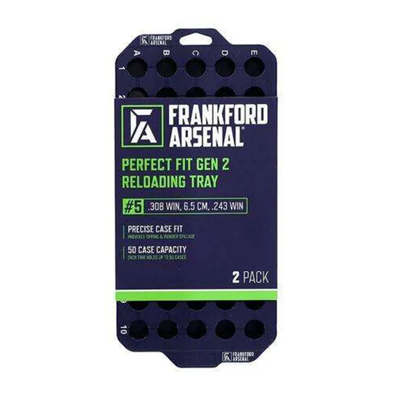Frankford Perfect Fit Gen2 Reloading Tray 7 300 Win Mag 7mm Rem Mag 2 Pk