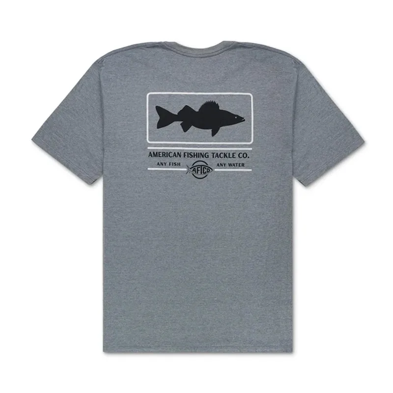 Aftco Wally Dinger SS T-Shirt Graphite Heather 2X