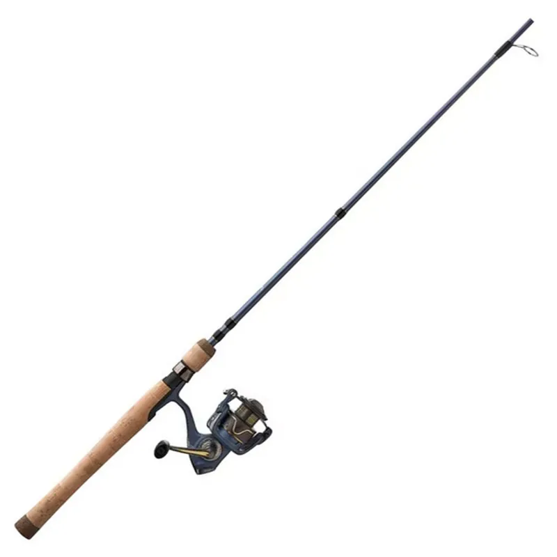 Pflueger President Spinning Combo 6‘6" Medium 1 Pc Cork Handle 5.2 1 Gear Ratio