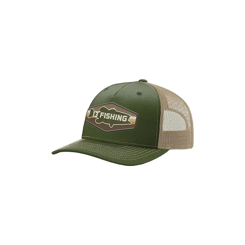 13 FISHING Men‘s One Size Donator Curved Brim Snapback Black