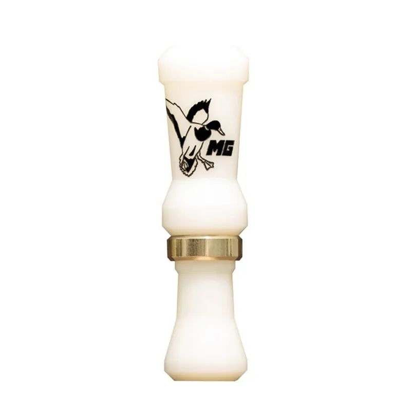 Molt Gear Ol‘ River Man Single Reed Duck Call Ivory Brass
