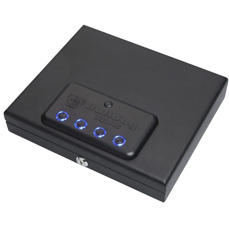 Bulldog Magnum LED Top Load Vault Access Code/Key Entry Black Powder Coat Steel